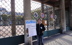 FLA Editor, Dong-yi Lin, in Lyon, France for the “Syntax of the World’s Languages IV, 2010″